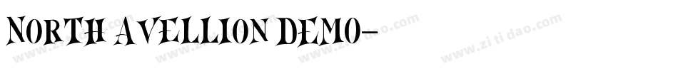 North Avellion DEMO字体转换